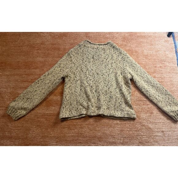 Coldwater Creek Women XS/S Sweater Long Sleeve Round Neck Moose Knit Beige - Picture 5 of 5